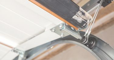 The mechanism of closing of doors in a garage