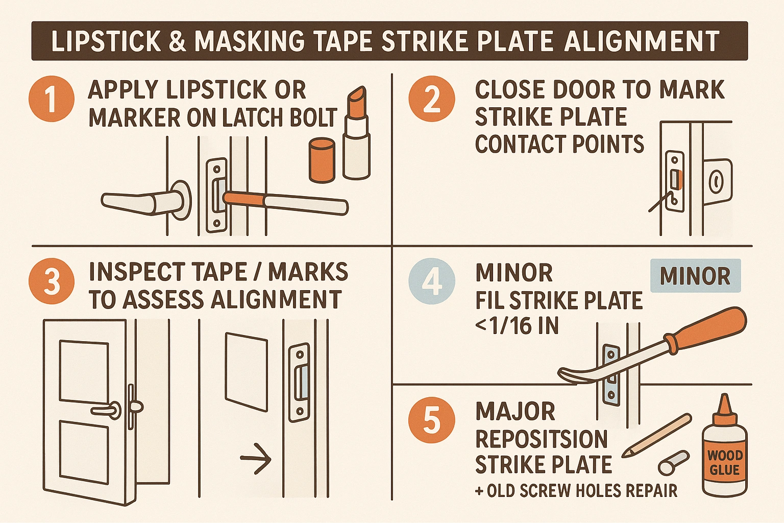 Adjusting a Door that Won't Latch Properly
