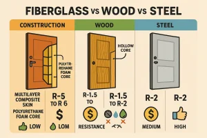 This step-by-step guide teaches how to retrofit insulation behind metal door handle hardware to eliminate cold thermal bridging, a common source of drafts and frost in entry doors.