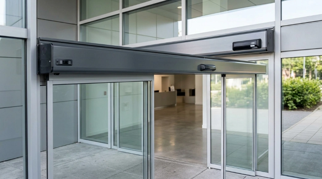 automatic-door-installation-crew-commercial-entrance