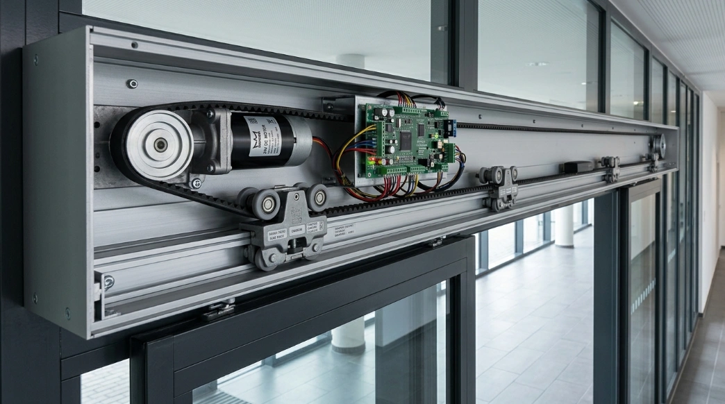Sliding door internal components