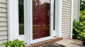 Storm door close up
