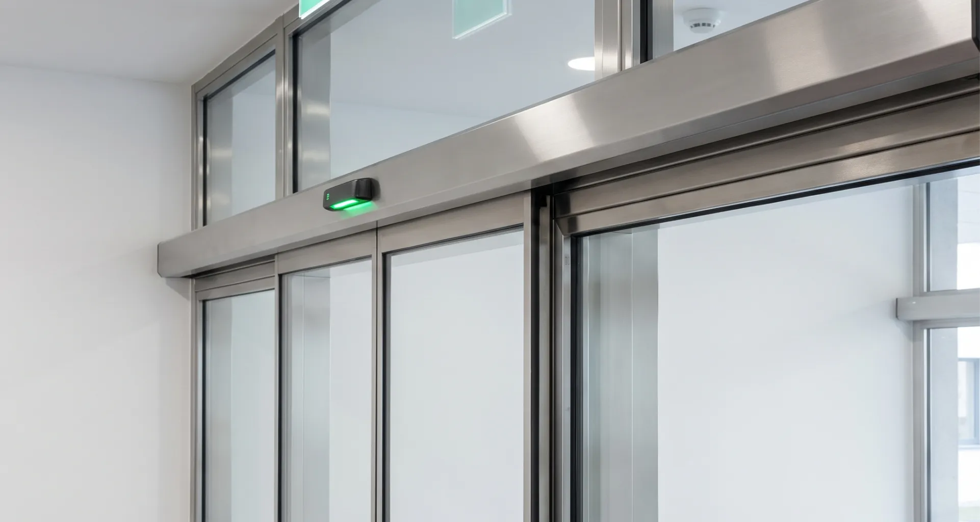 automatic-door-frame-header-alignment-repair
