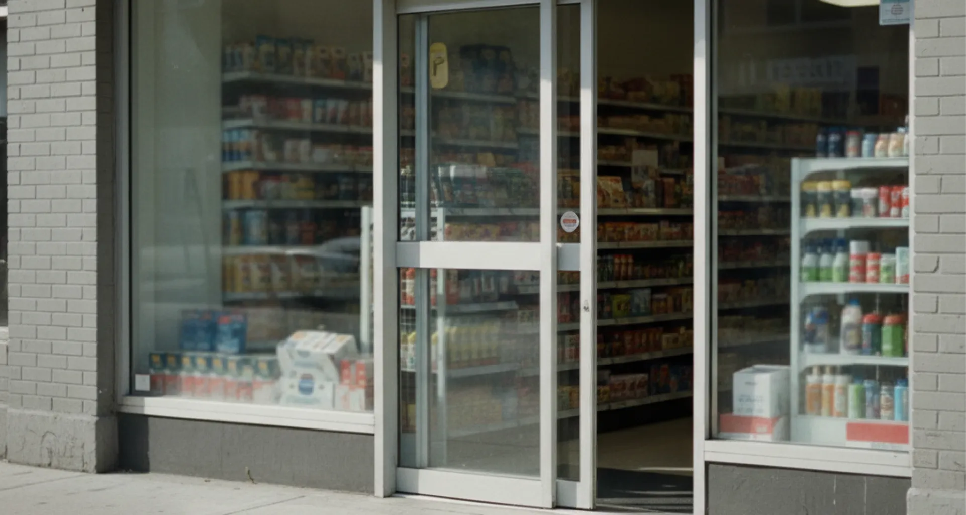 convenience-store-automatic-door-single-slide-entrance
