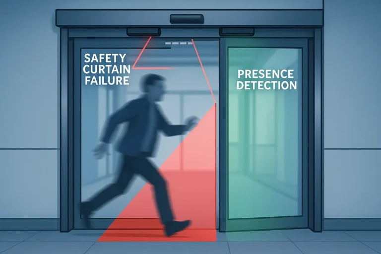 Troubleshooting Commercial Automatic Doors That Close on Pedestrians