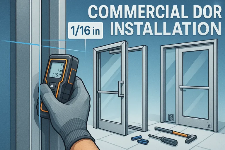 Commercial Door Installation: From Site Measurement to Handover