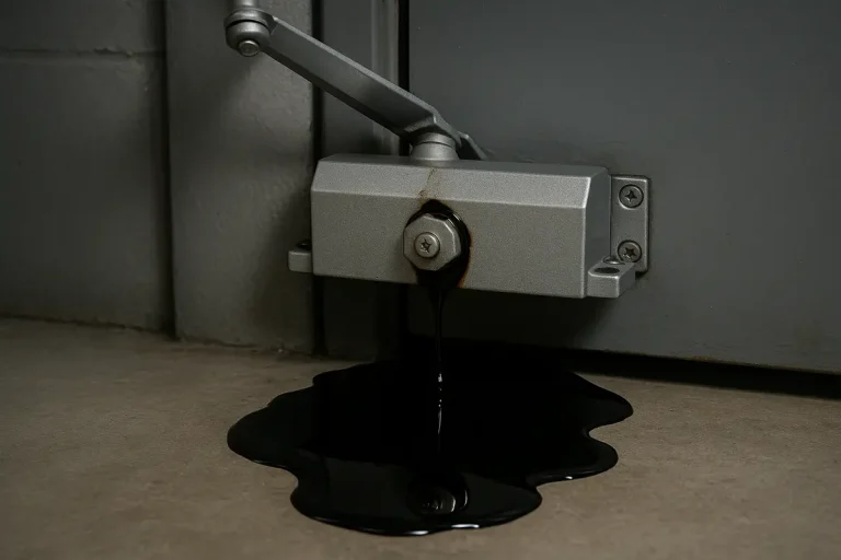 Why Is Your Door Closer Leaking Oil? (The Real Costs & How to Fix It)