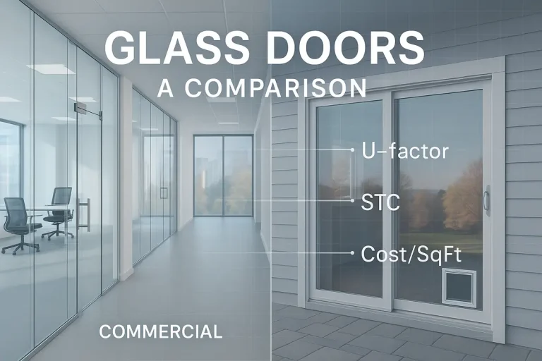 Architectural & Buyer Guide to Types and Applications of Glass Doors