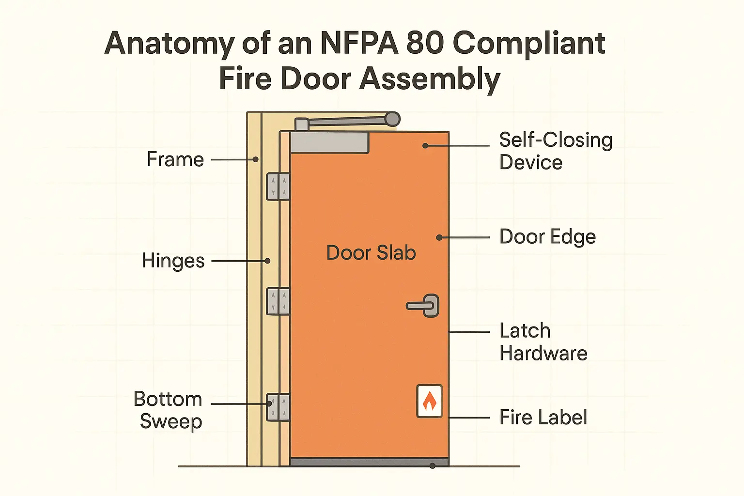 Anatomy of a Fire Door Assembly