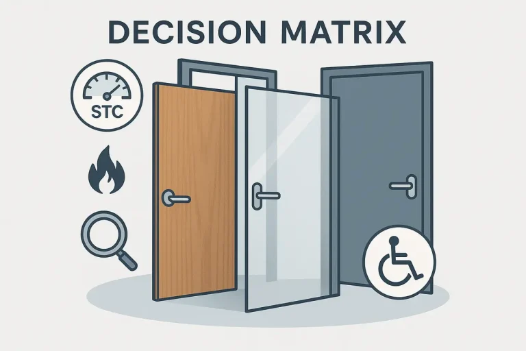 Modern Office Door Types & Material Selection Guide